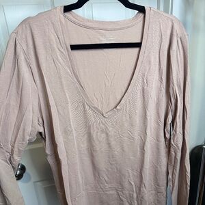 Long Sleeve V-Neck Tee